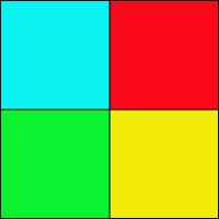 Verweissensitive Pop-Art-Grafik